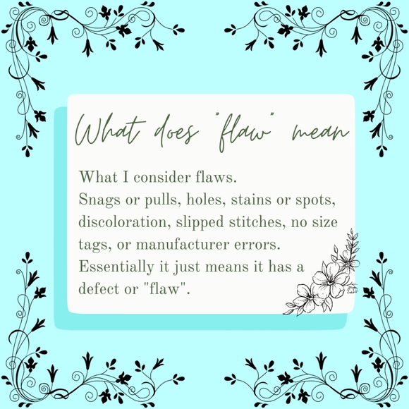 411 on flaws - Picture 1 of 1